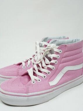 VANS Off the Wall Sneakers High Tops Pink Shoes Skateboard Unisex
